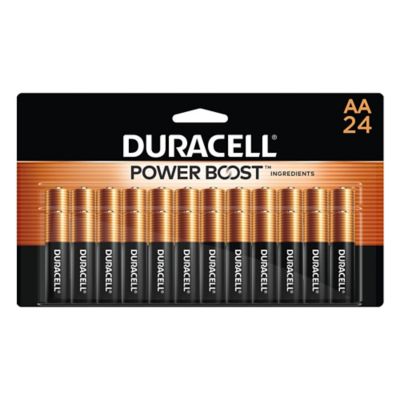 Duracell AA Coppertop Batteries, 24-Pack