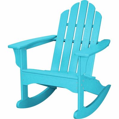Image showing  All-Weather Adirondack Rocking Chair Patio Set, Aruba, 3-Pack