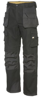 Caterpillar Men's Classic Fit High-Rise Trademark Work Trousers