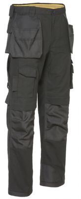 Image showing 1 th Caterpillar Men's Classic Fit High-Rise Trademark Work Trousers