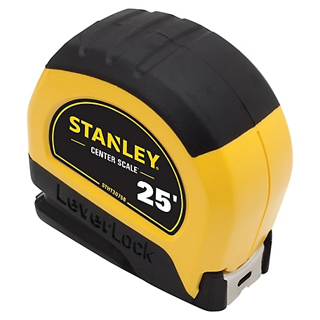 Stanley 25ftx1in Leverlock Tape Measure, STHT30758L