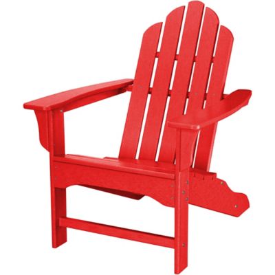 Hanover All-Weather Contoured Adirondack Chair, Sunset Red