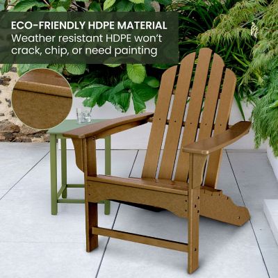 Image showing  All-Weather Contoured Adirondack Chair, Teak