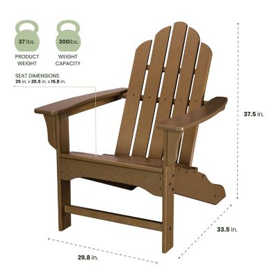 Image showing  All-Weather Contoured Adirondack Chair, Teak