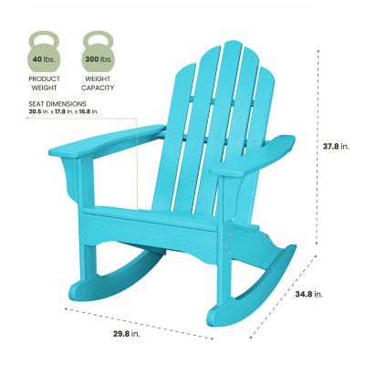 Image showing  All-Weather Adirondack Rocking Chair, Aruba
