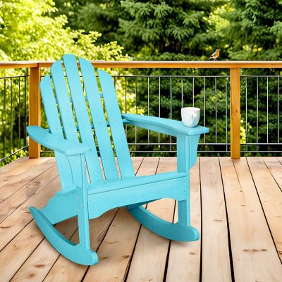Image showing  All-Weather Adirondack Rocking Chair, Aruba