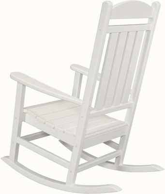 Hanover All-Weather Pineapple Cay Porch Rocker, White