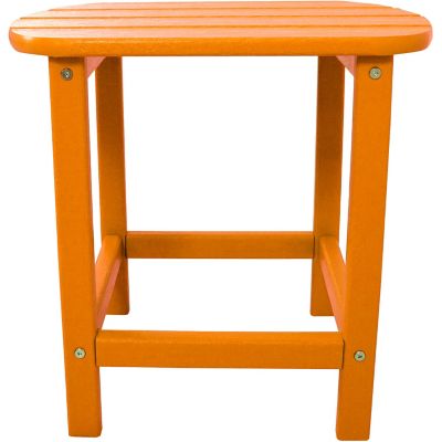 Hanover All-Weather Patio Side Table, Tangerine