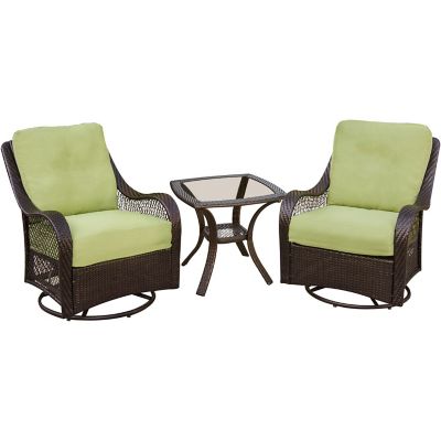 Hanover 3 pc. Orleans Swivel Rocking Chat Set -  ORLEANS3PCSW