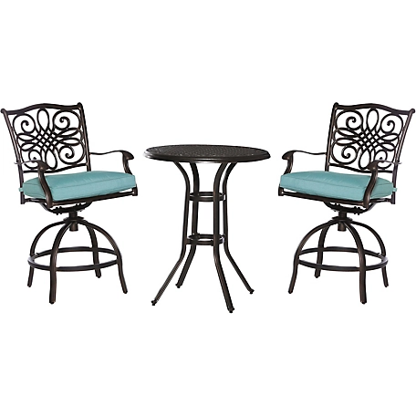Hanover 3 pc. Traditions High-Dining Outdoor Bar Set
