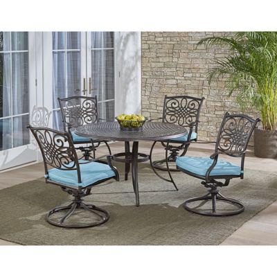 Image showing  Traditions 5-Piece Dining Set with Four Swivel Rockers, TRADDN5PCSW-BLU