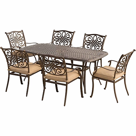 Hanover Traditions 7-Piece Outdoor Dining Set, TRADITIONS7PC
