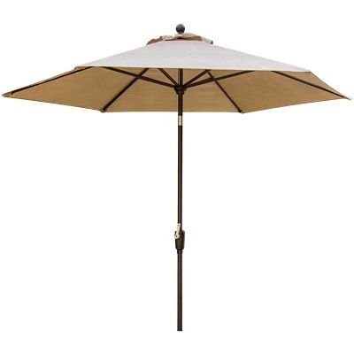 Hanover Table Umbrella for Traditions Outdoor Dining Collection, Brown -  TRADITIONSUMB