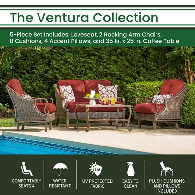 Hanover Ventura 4 Piece Patio Set Ventura4pc At Tractor Supply Co