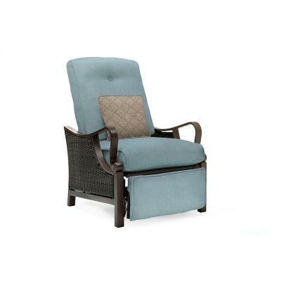 Hanover Ventura Outdoor Luxury Recliner, Ocean Blue