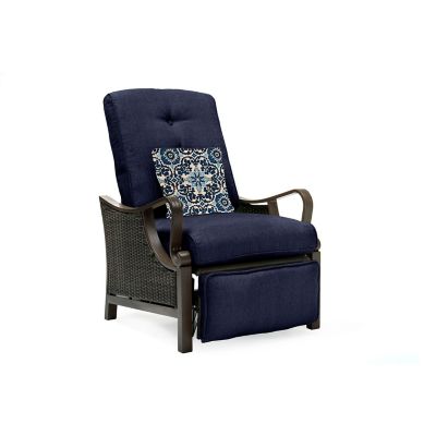 Hanover Ventura Outdoor Luxury Recliner, Navy