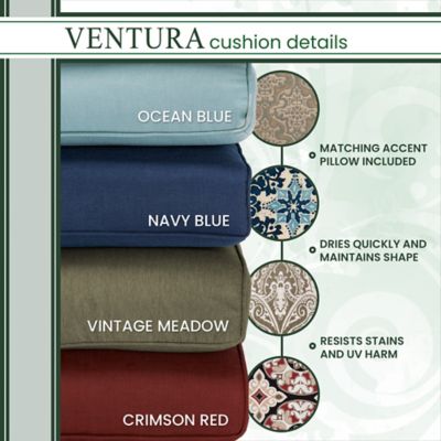 Image showing  Ventura Outdoor Luxury Recliner, Navy