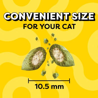 Image showing  Classic Crunchy and Soft Cat Treats Blissful Catnip Flavor, 3 oz. Pouch
