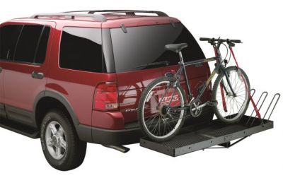 Image showing  3-Bike Carrier Attachment for Lund Steel Cargo Carriers