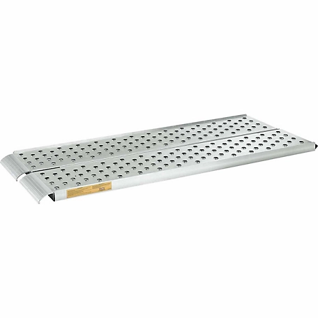Lund 1,500 lb. Capacity Bi-Fold Loading Ramp, 69 in., Flat Extruded Holes