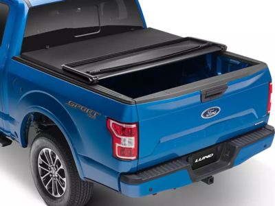 Image showing  6 ft. Tri-Fold Tonneau Cover for 2016-2017 Toyota Tacoma, Black Vinyl