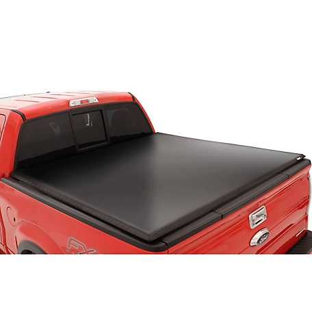 Lund 8 ft. Tri-Fold Tonneau Cover for 2003-2017 Dodge Ram 1500/2500/3500 without RamBox, Black Vinyl