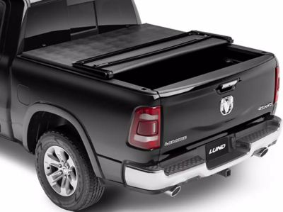 Image showing  6.5 ft. Tri-Fold Tonneau Cover for 2003-2017 Dodge Ram 1500/2500/3500 without RamBox, Black Vinyl