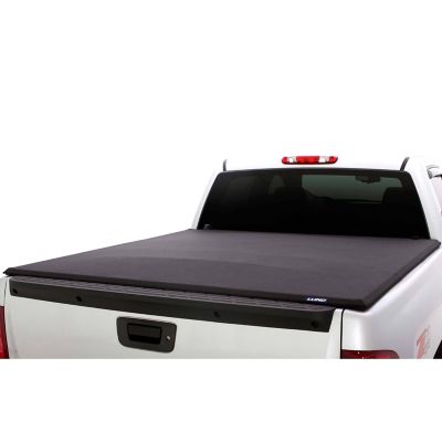 Lund 6.5 ft. Elite Tri-Fold Tonneau Cover for 2007-2017 Toyota Tundra, Black