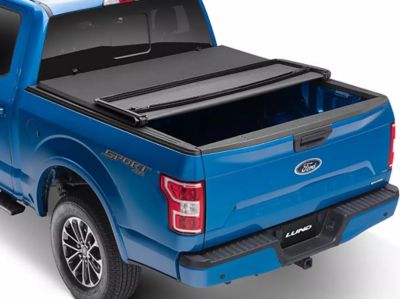 Image showing  6.5 ft. Elite Tri-Fold Tonneau Cover for 2007-2017 Toyota Tundra, Black