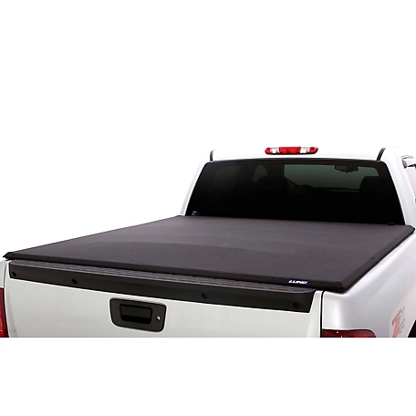 Lund 8 ft. Elite Tri-Fold Tonneau Cover for 2014-2017 Chevrolet/GMC Sierra/Silverado 1500/2500/3500, Black