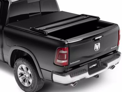 Image showing  5.5 ft. Elite Tri-Fold Tonneau Cover for 2002-2017 Dodge Ram 1500/2500/3500, Black