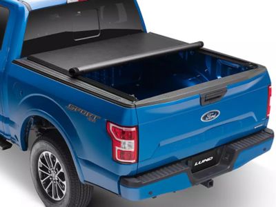 Image showing  8 ft. Roll-Up Tonneau Cover for 2003-2017 Dodge Ram 1500/2500/3500 with RamBox, Black Vinyl