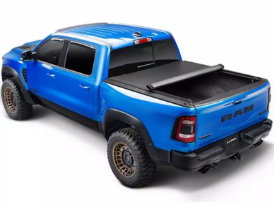 Image showing  6.5 ft. Roll-Up Tonneau Cover for 2003-2017 Dodge Ram 1500/2500/3500 with RamBox, Black Vinyl