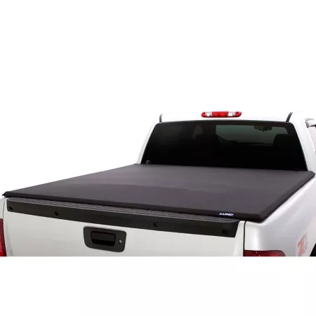 Lund Elite 5.5' Roll-Up Tonneau Cover for 2004-2017 Nissan Titan without Utili-Track with Box Black Tonneau Covers