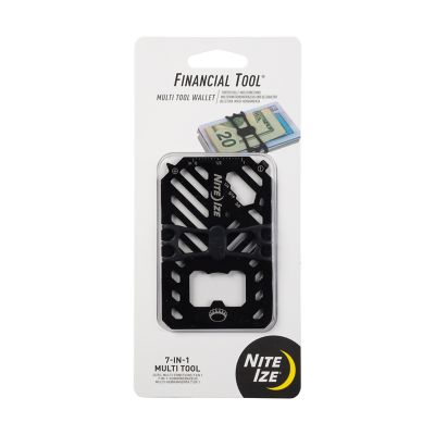 Nite Ize Financial Tool Multi Tool Wallet - Black