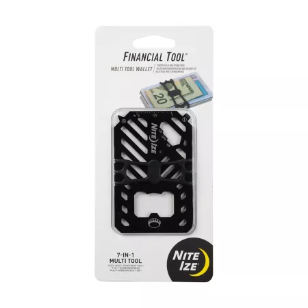 Nite Ize 7-in-1 Financial Tool Multi-Tool Wallet Black Multi-Tools