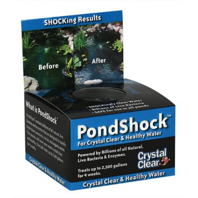 CrystalClear PondShock Pond Treatment Water Clarifier, Single Bacterial Ball