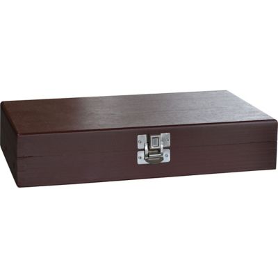 Image showing  1/4 in. Router Bit Set in Wood Box, 1/4 in. Shank, 20 pc.