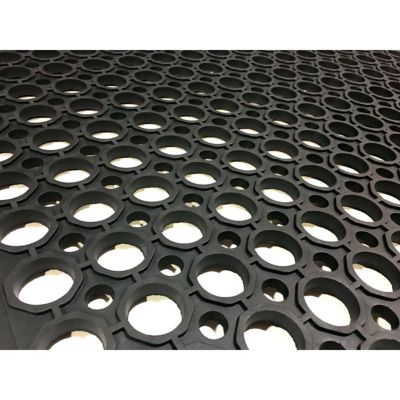 Image showing  Rubber Industrial Floor Mat, 3 ft. x 5 ft.