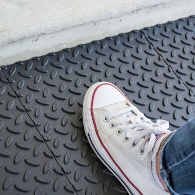 Image showing  12 in. x 12 in. Adhesive Rubber Step Covers, 12-Pack