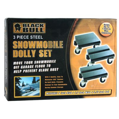 Image showing  1,500 lb. Steel Snowmobile Dolly Set