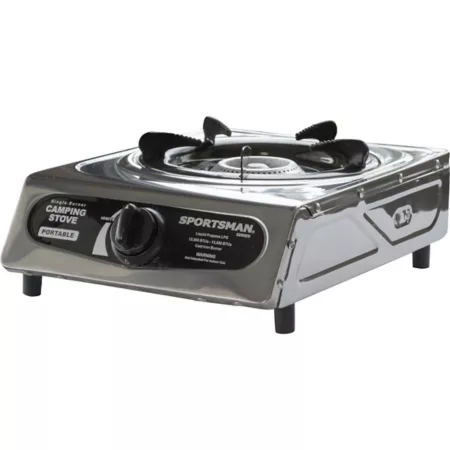 Sportsman Series 1-Burner Adjustable Propane Gas Camping Stove Outdoor Cooking