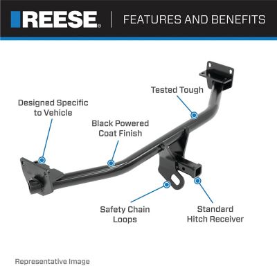 Image showing  1.25 in. Receiver 3,500 lb. GTW Capacity Pro Series 51 Class II Trailer Hitch for Buick/Oldsmobile, Custom Fit
