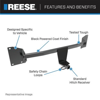 Image showing  Class I Tow Hitch, 2,000 lb. Capacity, Custom Fit, 77189