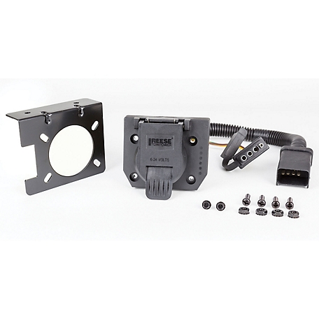 Reese Towpower 7-Way and 4-Way Flat Trailer Connector Kit