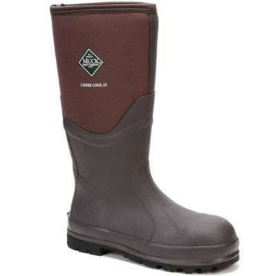 Image showing 3 th Muck Boot Company Men's Chore Cool Steel Toe Tall Waterproof Boots, 15 in.