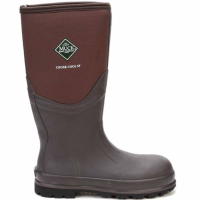 Image showing 4 th Muck Boot Company Men's Chore Cool Steel Toe Tall Waterproof Boots, 15 in.