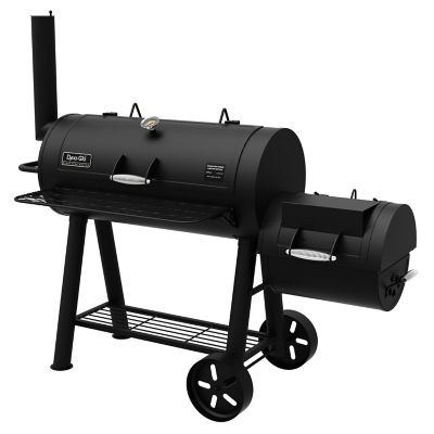 Dyna-Glo 962 sq. in. Char Barrel and Offset Smoker, 67 in. L x 34.50 in. W x 60 in. H, 169.4 lb.