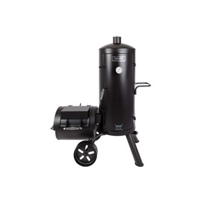 Dyna Glo Signature Series Heavy Duty Vertical Offset Charcoal Smoker And Grill 1382 Sq In Cooking Space Dgss1382vcs D At Tractor Supply Co