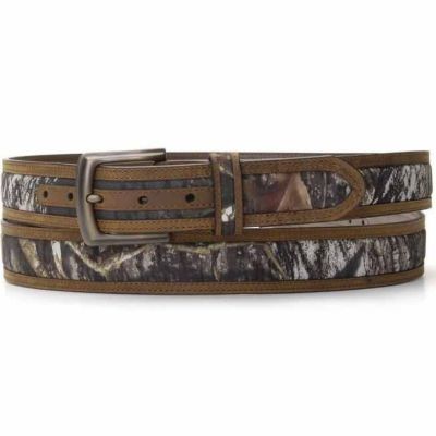 Nocona Men's Camo Belt with Center Inlay